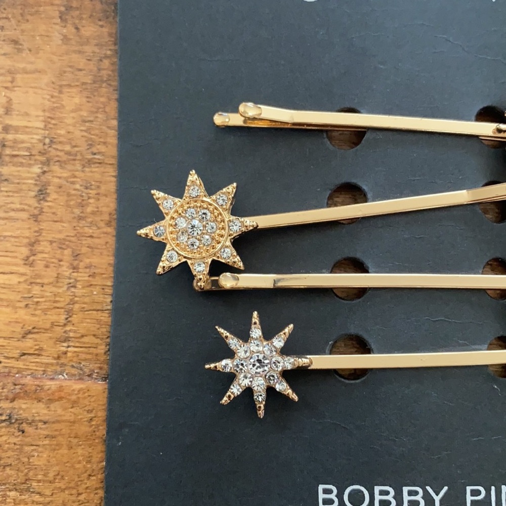 J. Crew Celestial Bobby Pin Pack. Set of 4. - Picture 6 of 10